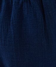 NGLEF15270 GIANNI LO GIUDICE(ジャンニ ロ ジュディチェ) [洗える]二重織ガーゼデニム製品染めパンツ ネイビー