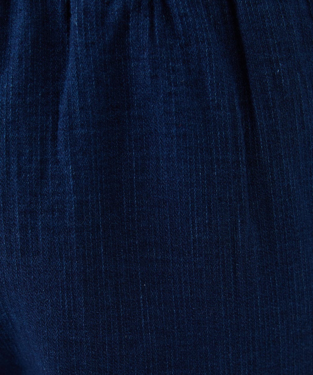 NGLEF15270 GIANNI LO GIUDICE(ジャンニ ロ ジュディチェ) [洗える]二重織ガーゼデニム製品染めパンツ ネイビー