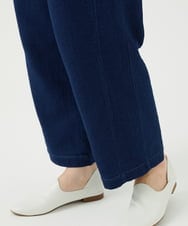 NGLEF15270 GIANNI LO GIUDICE(ジャンニ ロ ジュディチェ) [洗える]二重織ガーゼデニム製品染めパンツ ネイビー