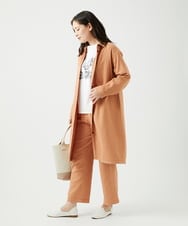 NGLEF15270 GIANNI LO GIUDICE(ジャンニ ロ ジュディチェ) [洗える]二重織ガーゼデニム製品染めパンツ ピンクベージュ