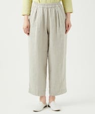 NGLEF17300 GIANNI LO GIUDICE(ジャンニ ロ ジュディチェ) 麻綿ヘリンボンパンツ ベージュ