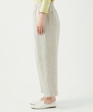 NGLEF17300 GIANNI LO GIUDICE(ジャンニ ロ ジュディチェ) 麻綿ヘリンボンパンツ ベージュ