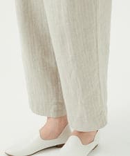 NGLEF17300 GIANNI LO GIUDICE(ジャンニ ロ ジュディチェ) 麻綿ヘリンボンパンツ ベージュ