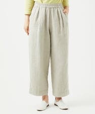 NGLEF17300 GIANNI LO GIUDICE(ジャンニ ロ ジュディチェ) 麻綿ヘリンボンパンツ ベージュ