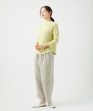 NGLEF17300 GIANNI LO GIUDICE(ジャンニ ロ ジュディチェ) 麻綿ヘリンボンパンツ ベージュ