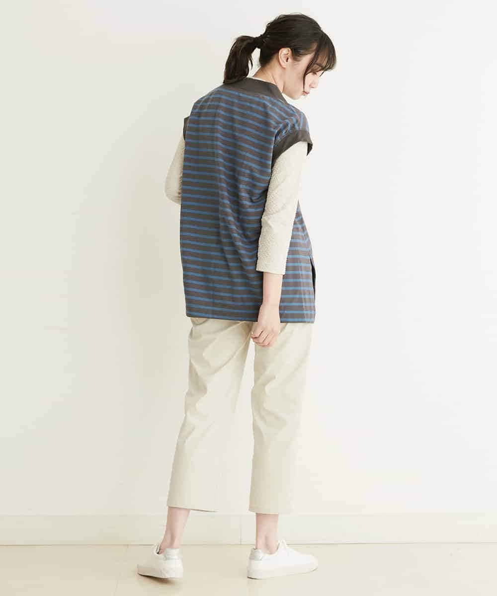 NGLEP13200 GIANNI LO GIUDICE(ジャンニ ロ ジュディチェ) 【洗える】ヘリテージツイルストレートパンツ ベージュ