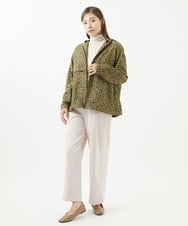 NGLEP14200 GIANNI LO GIUDICE(ジャンニ ロ ジュディチェ) 【洗える】ヘリテージツイルワイドパンツ ダスティピンク