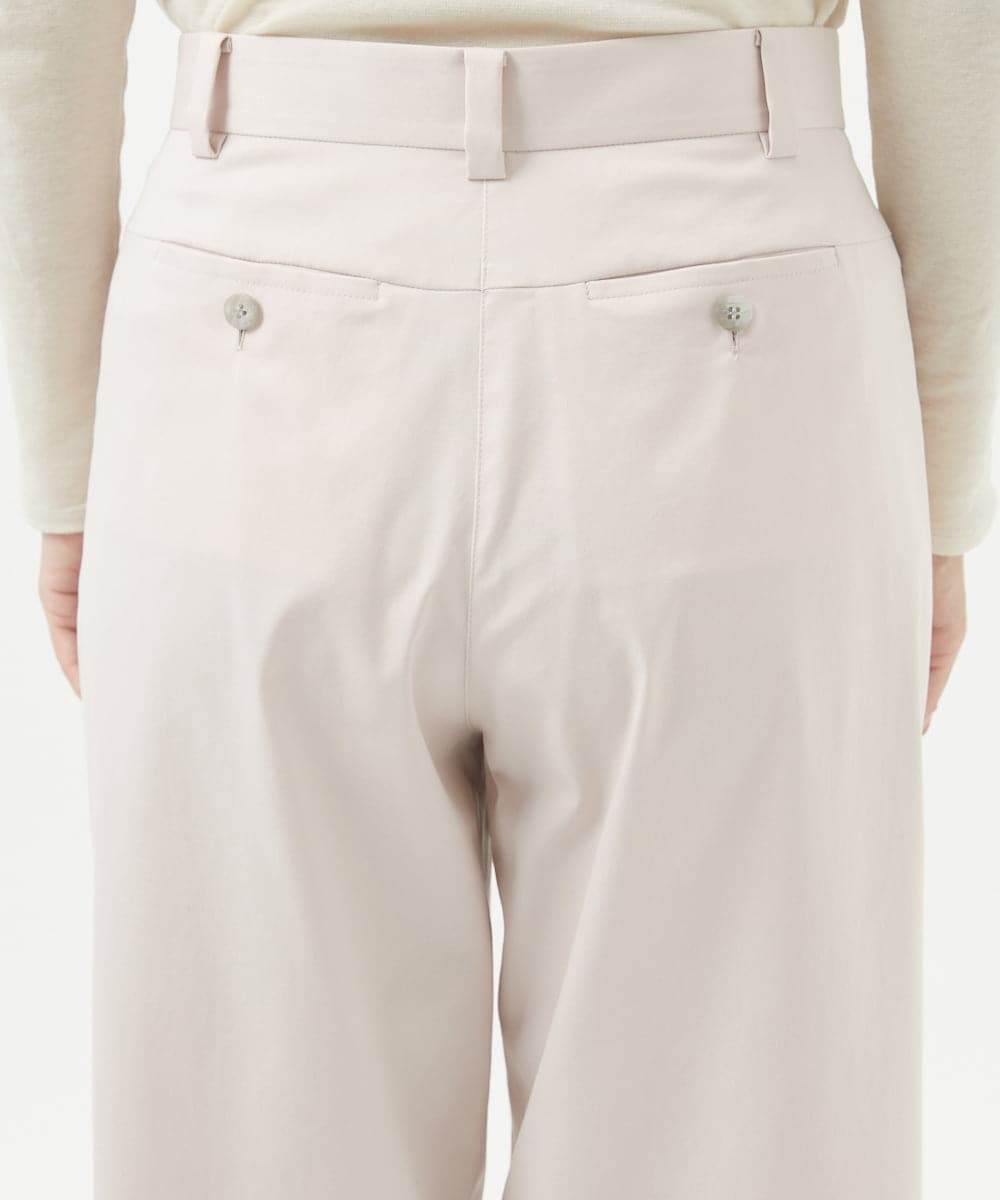 NGLEP14200 GIANNI LO GIUDICE(ジャンニ ロ ジュディチェ) 【洗える】ヘリテージツイルワイドパンツ ダスティピンク