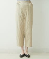 NGLET01230 GIANNI LO GIUDICE(ジャンニ ロ ジュディチェ) [洗える・日本製]ソアロンストレッチパンツ ベージュ