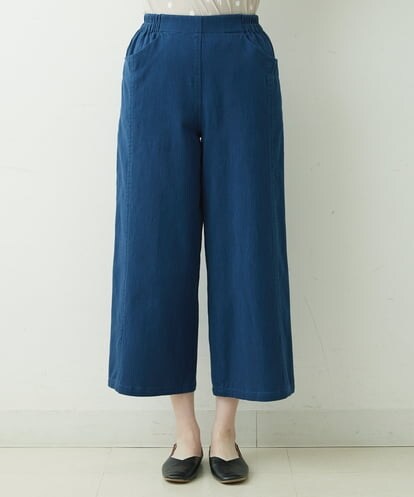 NGLET10240 GIANNI LO GIUDICE カツラギストレッチワイドパンツ