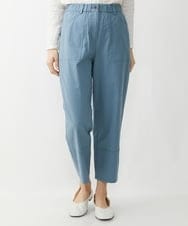 NGLET22210 GIANNI LO GIUDICE(ジャンニ ロ ジュディチェ) [洗える]コットンサッカーストレッチパンツ ブルー