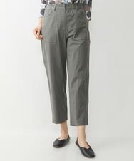 NGLET22210 GIANNI LO GIUDICE(ジャンニ ロ ジュディチェ) [洗える]コットンサッカーストレッチパンツ ダークグレー