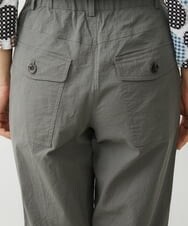 NGLET22210 GIANNI LO GIUDICE(ジャンニ ロ ジュディチェ) [洗える]コットンサッカーストレッチパンツ ダークグレー