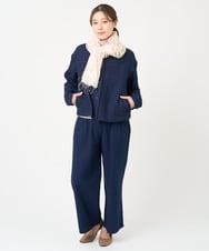 ジャンニロジュディチェ】 二重織りガーゼセットアップ ツーピース 上品 麻