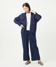 NGLGA20270 GIANNI LO GIUDICE(ジャンニ ロ ジュディチェ) [洗える]コットンデニムパンツ ネイビー