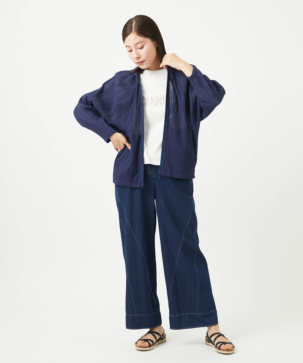 NGLGA20270 GIANNI LO GIUDICE(ジャンニ ロ ジュディチェ) [洗える]コットンデニムパンツ ネイビー