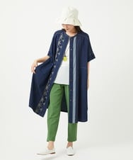 NGLGA27230 GIANNI LO GIUDICE(ジャンニ ロ ジュディチェ) [洗える・日本製]シェルタリングドライトリコットパンツ グリーン