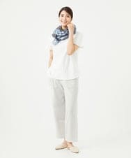 NGLGA51210 GIANNI LO GIUDICE(ジャンニ ロ ジュディチェ) [洗える・日本製]プライムフレックスサッカーワイドパンツ オフホワイト