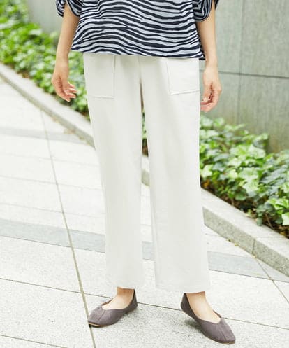 NGLGA51210 GIANNI LO GIUDICE [洗える・日本製]プライムフレックスサッカーワイドパンツ