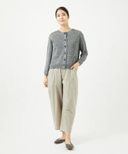 NGLGB01230 GIANNI LO GIUDICE(ジャンニ ロ ジュディチェ) [洗える・日本製]マイクロストライプストレッチパンツ ベージュ
