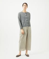 NGLGB01230 GIANNI LO GIUDICE(ジャンニ ロ ジュディチェ) [洗える・日本製]マイクロストライプストレッチパンツ ベージュ