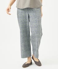 NGLGB03250 GIANNI LO GIUDICE(ジャンニ ロ ジュディチェ) [洗える・リバーシブル]裏コットンプリントパンツ ネイビー×カーキ系