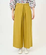 NGLGD26250 GIANNI LO GIUDICE(ジャンニ ロ ジュディチェ) [洗える]コットンナチュラルワッシャーワイドパンツ イエロー