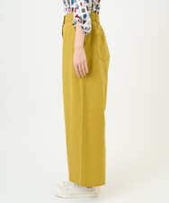 NGLGD26250 GIANNI LO GIUDICE(ジャンニ ロ ジュディチェ) [洗える]コットンナチュラルワッシャーワイドパンツ イエロー