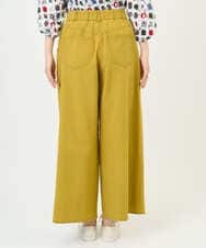 NGLGD26250 GIANNI LO GIUDICE(ジャンニ ロ ジュディチェ) [洗える]コットンナチュラルワッシャーワイドパンツ イエロー