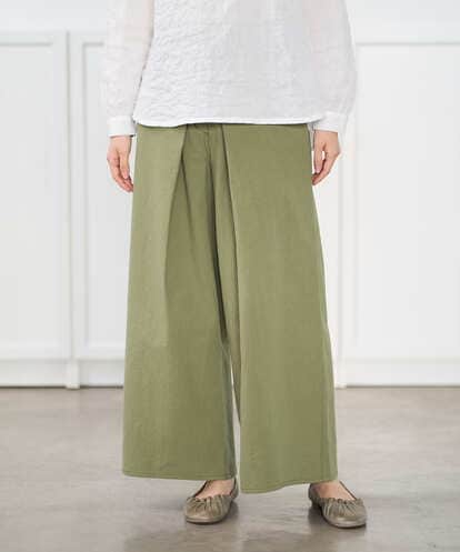 NGLGD26250 GIANNI LO GIUDICE [洗える]コットンナチュラルワッシャーワイドパンツ