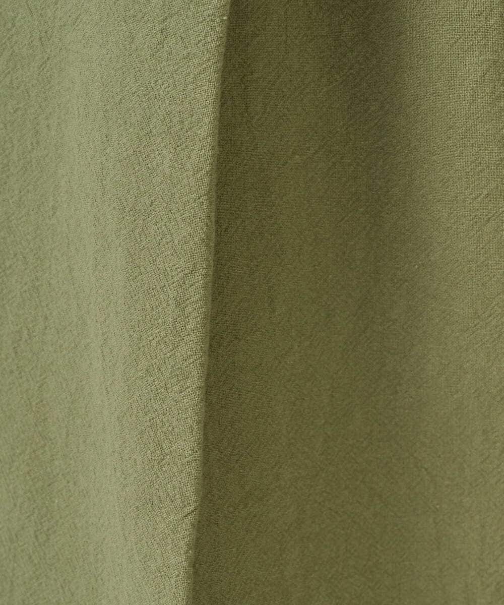 NGLGD26250 GIANNI LO GIUDICE(ジャンニ ロ ジュディチェ) [洗える]コットンナチュラルワッシャーワイドパンツ グリーン