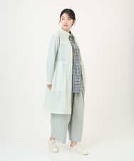 NGLGD33230 GIANNI LO GIUDICE(ジャンニ ロ ジュディチェ) [洗える]ポリエステルコットングログランパンツ ミントグリーン