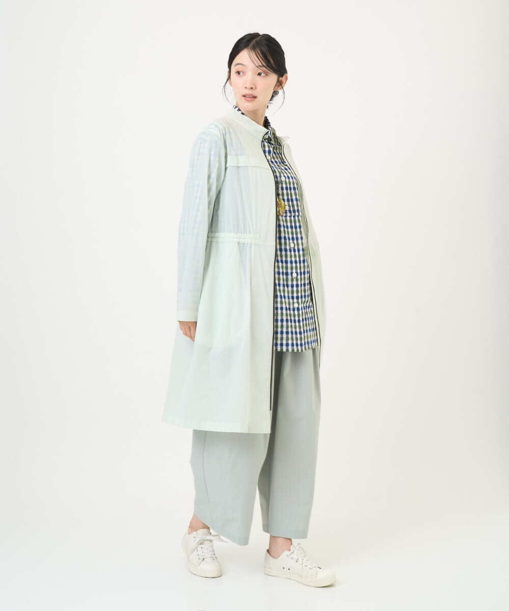 NGLGD33230 GIANNI LO GIUDICE(ジャンニ ロ ジュディチェ) [洗える]ポリエステルコットングログランパンツ ミントグリーン