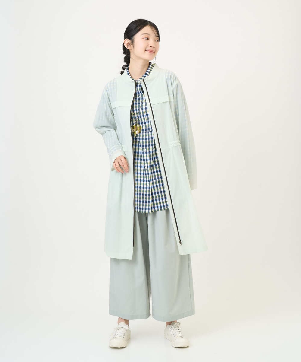 NGLGD33230 GIANNI LO GIUDICE(ジャンニ ロ ジュディチェ) [洗える]ポリエステルコットングログランパンツ ミントグリーン