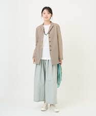 NGLGD33230 GIANNI LO GIUDICE(ジャンニ ロ ジュディチェ) [洗える]ポリエステルコットングログランパンツ ミントグリーン