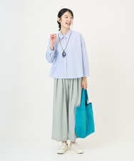 NGLGD33230 GIANNI LO GIUDICE(ジャンニ ロ ジュディチェ) [洗える]ポリエステルコットングログランパンツ ミントグリーン