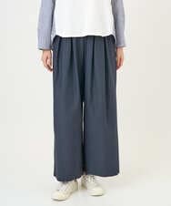 NGLGD33230 GIANNI LO GIUDICE(ジャンニ ロ ジュディチェ) [洗える]ポリエステルコットングログランパンツ ネイビー