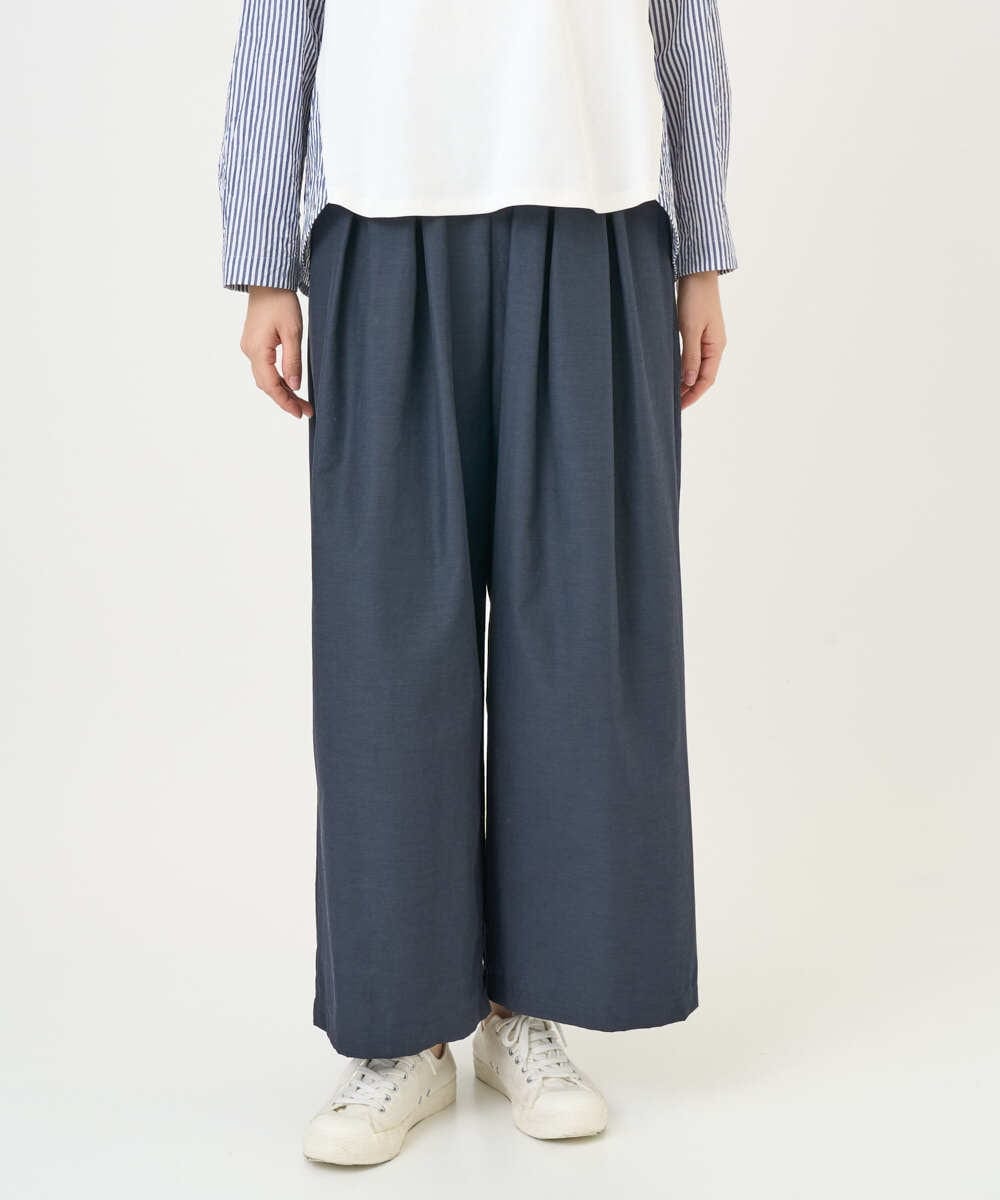 NGLGD33230 GIANNI LO GIUDICE(ジャンニ ロ ジュディチェ) [洗える]ポリエステルコットングログランパンツ ネイビー