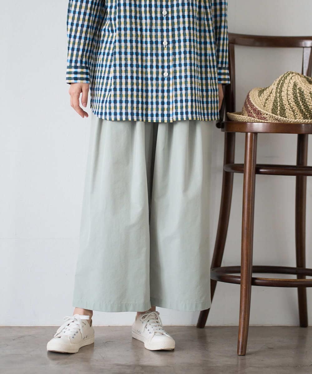 NGLGD33230 GIANNI LO GIUDICE(ジャンニ ロ ジュディチェ) [洗える]ポリエステルコットングログランパンツ ネイビー