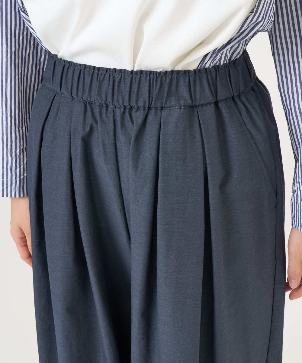 NGLGD33230 GIANNI LO GIUDICE(ジャンニ ロ ジュディチェ) [洗える]ポリエステルコットングログランパンツ ネイビー