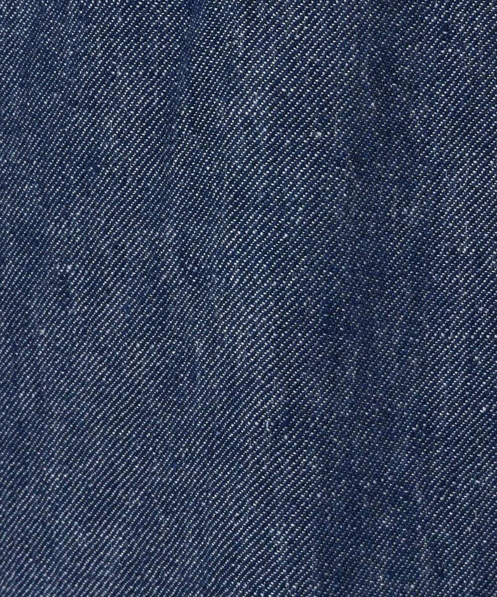 NGLGE40330 GIANNI LO GIUDICE(ジャンニ ロ ジュディチェ) [洗える]デニム調リネンパンツ ネイビー