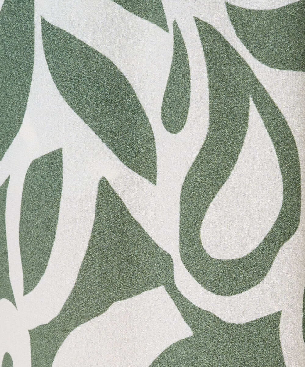 NGLGE41300 GIANNI LO GIUDICE(ジャンニ ロ ジュディチェ) [洗える・日本製]ポタニカルフラワープリントパンツ グリーン