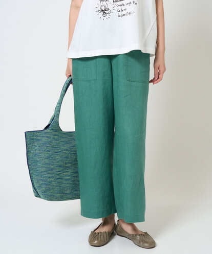 NGLGE43250 GIANNI LO GIUDICE [洗える]カラーリネン製品洗いパンツ