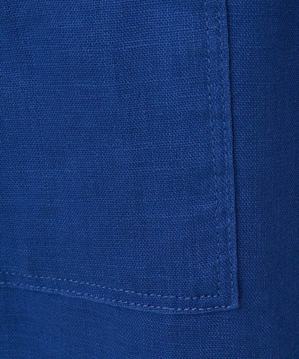 NGLGE43250 GIANNI LO GIUDICE(ジャンニ ロ ジュディチェ) [洗える]カラーリネン製品洗いパンツ ブルー