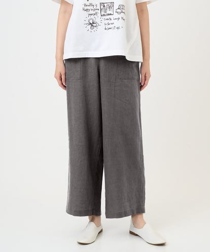 NGLGE43250 GIANNI LO GIUDICE [洗える]カラーリネン製品洗いパンツ