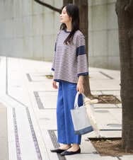 NGLGE43250 GIANNI LO GIUDICE(ジャンニ ロ ジュディチェ) [洗える]カラーリネン製品洗いパンツ ダークグレー