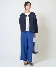 NGLGE43250 GIANNI LO GIUDICE(ジャンニ ロ ジュディチェ) [洗える]カラーリネン製品洗いパンツ ダークグレー