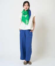 NGLGE43250 GIANNI LO GIUDICE(ジャンニ ロ ジュディチェ) [洗える]カラーリネン製品洗いパンツ ダークグレー