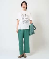 NGLGE43250 GIANNI LO GIUDICE(ジャンニ ロ ジュディチェ) [洗える]カラーリネン製品洗いパンツ ダークグレー