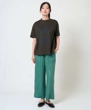 NGLGE43250 GIANNI LO GIUDICE(ジャンニ ロ ジュディチェ) [洗える]カラーリネン製品洗いパンツ ダークグレー